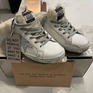 Golden Goose Shearling Sabot